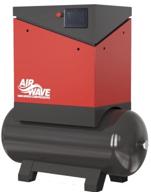 Airwave VARI-Speed Variable Speed 36CFM - 6-10 Bar 300L Tank Mounted Compressor 400V